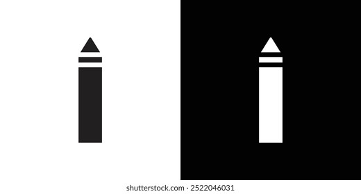 chalk icon simple vector symbol