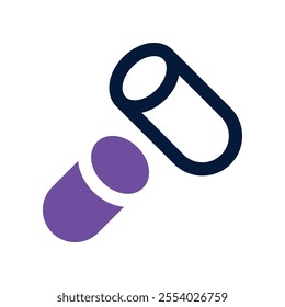 chalk icon. vector dual tone icon for your website, mobile, presentation, and logo design.