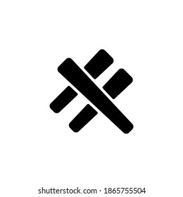 Chalk icon in vector. Logotype