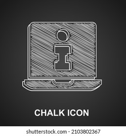 Icono de Información de llamadas aislado en fondo negro.  Vector