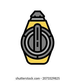 chalk line reel color icon vector. chalk line reel sign. isolated symbol illustration