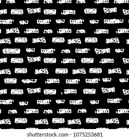 chalk on blackboard seamless pattern