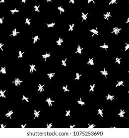 chalk on blackboard seamless pattern