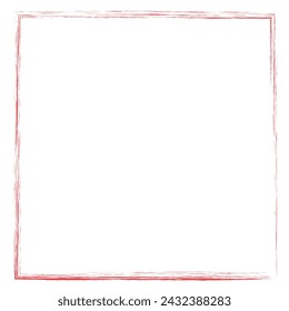  Chalk rectangle and oval frames set. Hand drawn pencil square and circle borders. Ink empty rectangle stamp. Grunge black text frame. Vector illustration isolated on white background