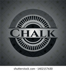Chalk  retro style black emblem. Vector Illustration. Detailed.