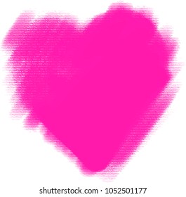 Chalk romantic heart