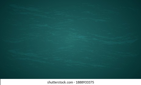 Chalk rubbed out on dark green blackboard background, texture for abstract design. vector illustration.