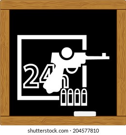 chalk school blackboard background drawing icon