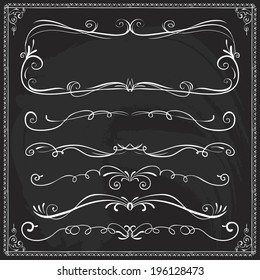 chalk scroll blackboard vector graphic chalkboard series of classical vector dividers on a chalkboard chalk scroll blackboard vector graphic chalkboard straight nails fingers medieval background scene