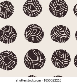 Chalk seamless pattern, abstract repeating background, minimalist modern print, doodle vector