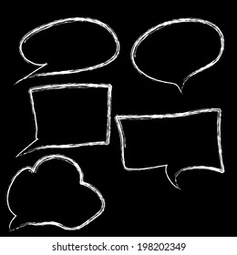 Chalk Speech Bubbles