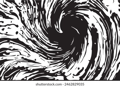 Chalk Stripes. Dark Watercolor Stripes Background. Old Striped Illustration. Grunge Stripe Background. Paint Brush Stroke.