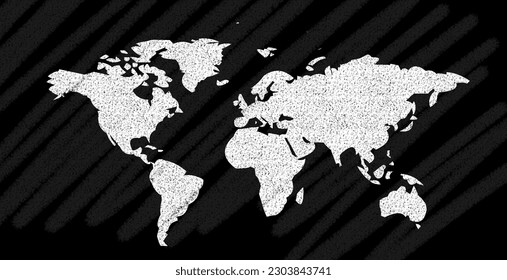 Fondo de fondo de fondo de fondo del mapa del mundo de estilo de charla