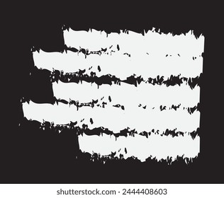 Chalk texture stain set. Hand drawn chalk background doodle effect stain collection for crayon brush design, scratch frame shape. Crayon texture pencil effect. Vector illustration.