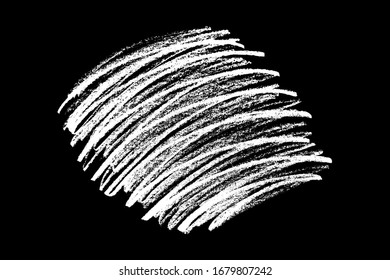 Esgrima dibujada a mano en tiza sobre fondo negro. Elemento de mancha monocromo. Imagen generada digitalmente. Ilustración vectorial, Eps 10.