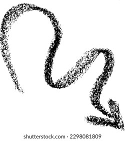 Signo de flecha de onda de textura de marcado