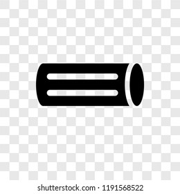Chalk vector icon isolated on transparent background, Chalk transparency logo concept