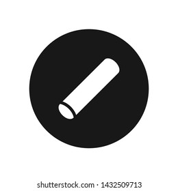 Chalk vector icon, simple sign for web site and mobile app.