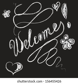 Chalk Welcome Doodle