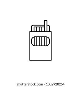 chalk, writing icon. Element of education illustration. Signs and symbols can be used for web, logo, mobile app, UI, UX