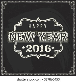 chalkboard 2016 background vector christmas chalkboard scene with calligraphic letterhead 2016 new year card chalkboard 2016 background happy classical holiday star frost vacation scene new celebratin