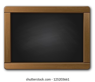 Chalkboard. Black with wooden frame