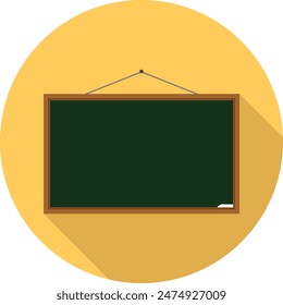 Chalkboard, blackboard. Isolated chalkboard icon. Vector, cartoon illustration. Vector.
