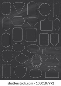 Chalkboard Classic Frames Set
