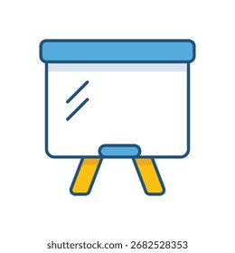 Chalkboard Color Line Vector Icon