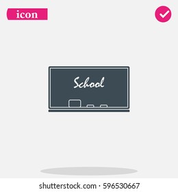 Chalkboard icon.