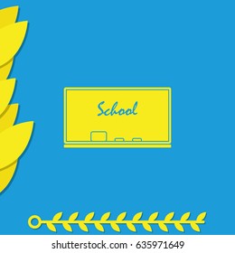 Chalkboard icon.