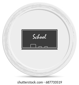 Chalkboard icon.