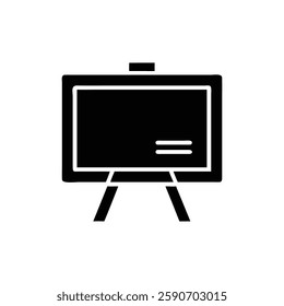 Chalkboard Icon for Educational Teaching