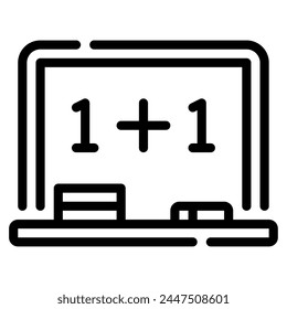 Chalkboard Icon Illustration, for web, app, infographic, etc