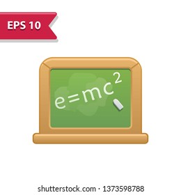 Chalkboard Icon. Professional, pixel-aligned icon in realistic colors.