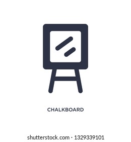 chalkboard icon. Simple element illustration from education 2 concept. chalkboard editable symbol design on white background. Can be use for web and mobile.