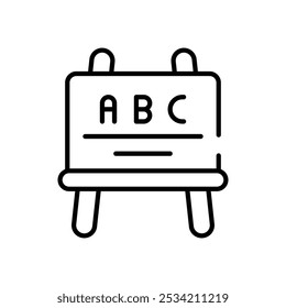 Conjunto de iconos de pizarra cinco diferentes estilos de Vector ilustración de stock