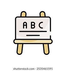 Chalkboard icons set five different style vector stock illustration