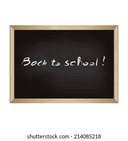 Chalkboard illustration.Vector