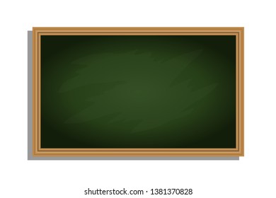 Chalkboard, chalkboard isolated on white. Vector illustration, vector.