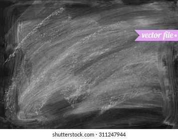 Chalkboard isolated. Vector illustration. Texture background. Hand drawn vector illustration. Web and mobile interface template