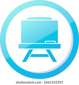Chalkboard Line vector Icon Design