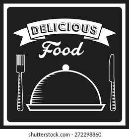 chalkboard menu design, vector illustration eps10 graphic 