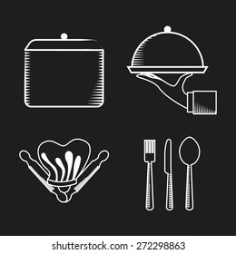 chalkboard menu design, vector illustration eps10 graphic 