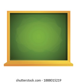 Chalkboard, object icon. Cartoon of chalkboard object vector icon for web design isolated on white background