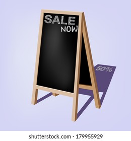 chalkboard for represent promotion collection