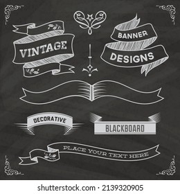 vector conjunto de colección de cintas de pizarra