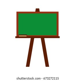 chalkboard school isolated icon
