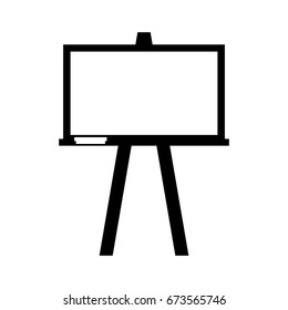 chalkboard school isolated icon
