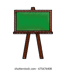 chalkboard school isolated icon